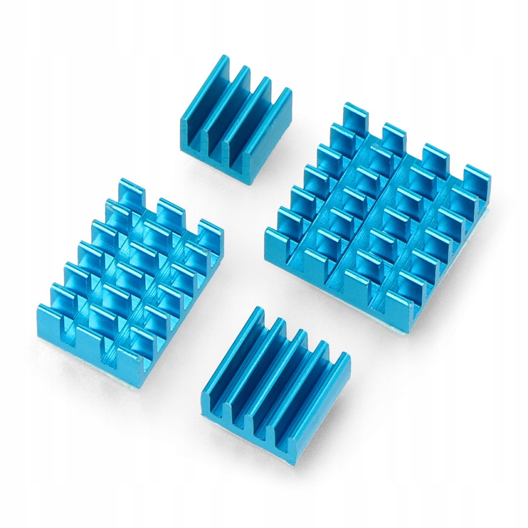 

Zestaw radiatorów do Raspberry Pi 4B z taśmą 4szt.