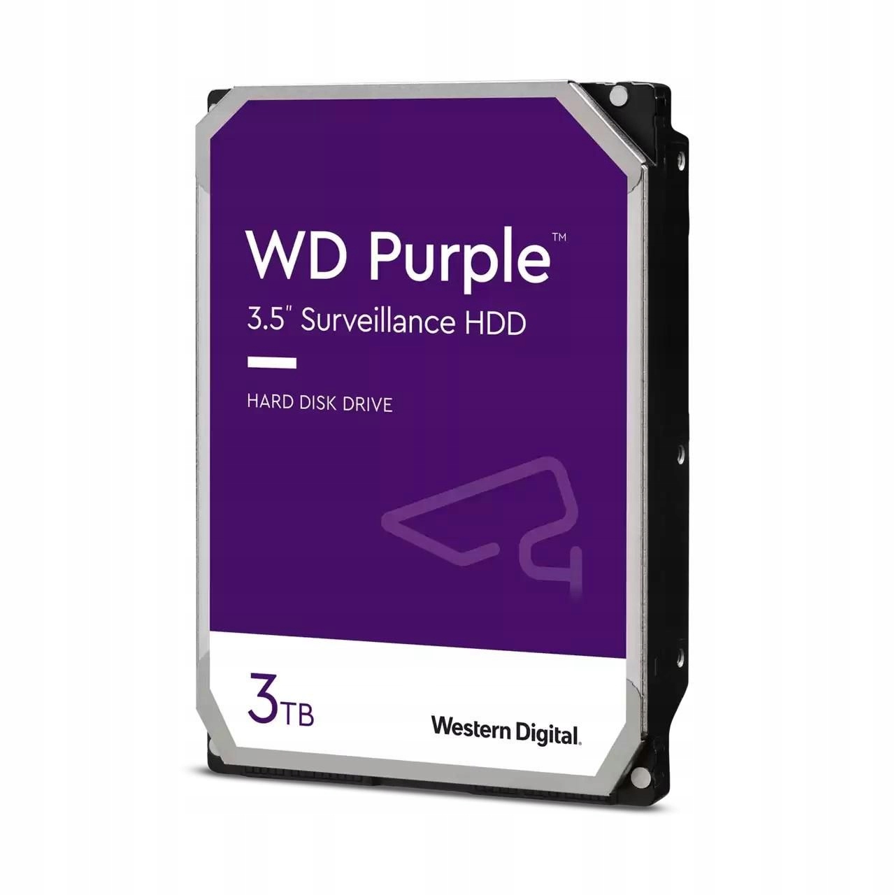 Wd Purple 3TB 256MB 3.5" Sata, WD33PURZ
