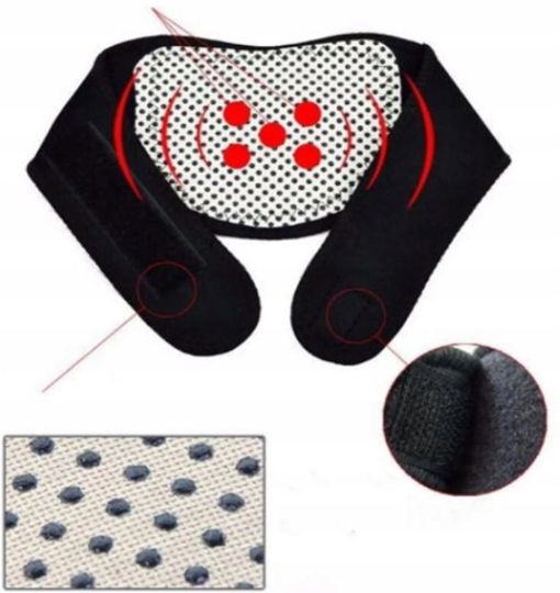 Opaska magnetyczna na kark - SILNIE ROZGRZEWAJĄCA Kod producenta JAS-8