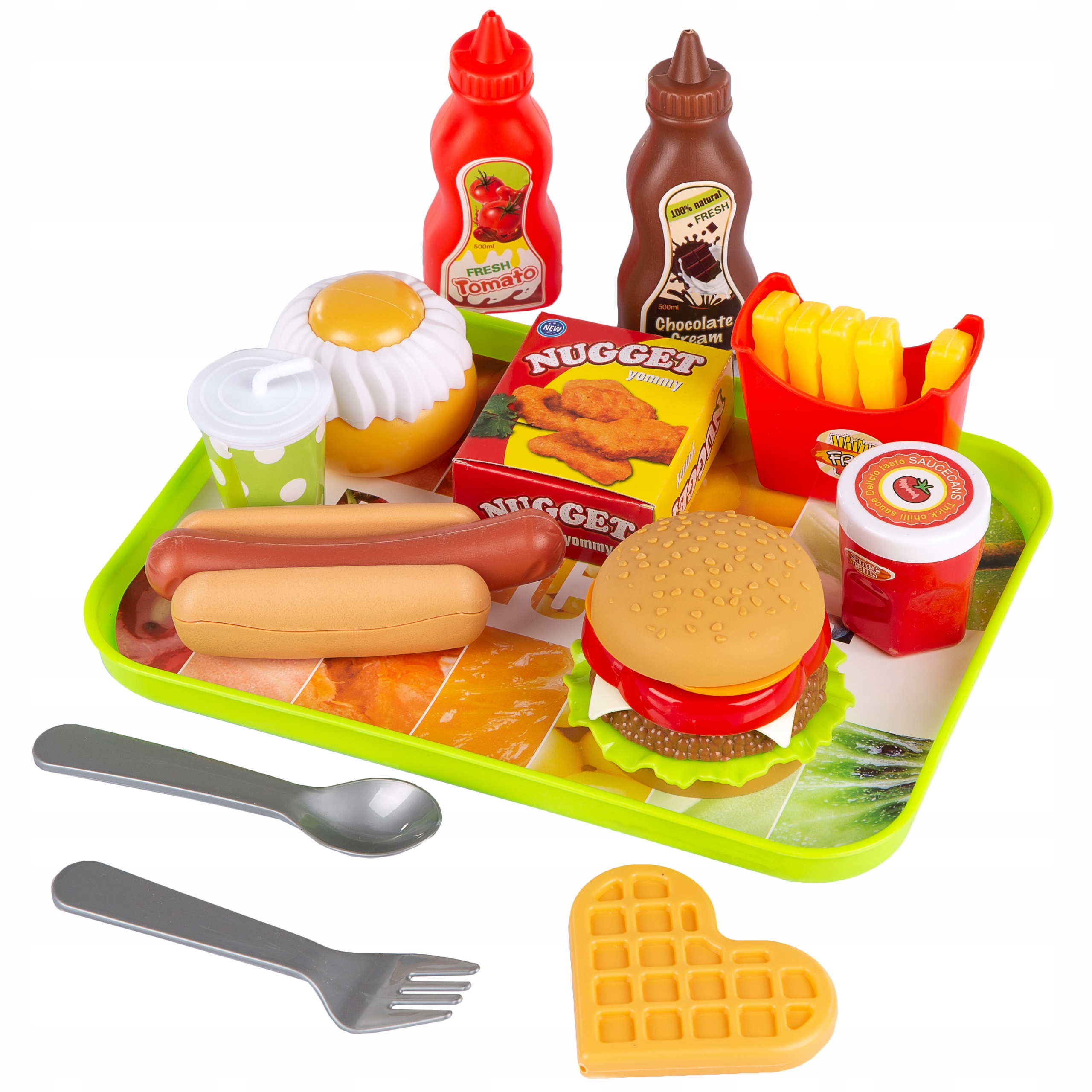 МАКДОНАЛЬДС ГАМБУРГЕР ХОТ-ДОГ ВАФЛИ ДЛЯ ДЕТЕЙ КУХНЯ