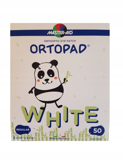 Ortopad Biały Regular 50 szt Plaster Na Oko White