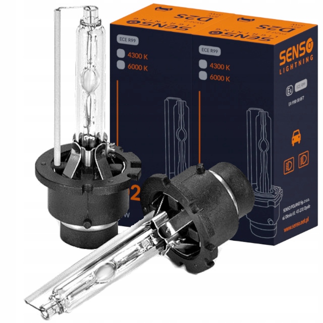 

2x Żarnik Senso D2S 4300K 6000K Xenon Homologacja