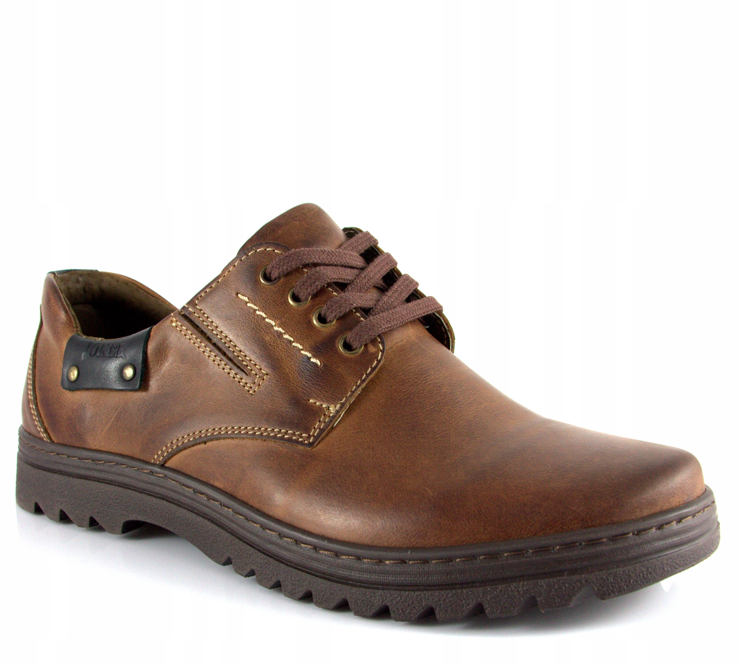 BUTY męskie SKÓRA naturalna POLSKIE 510 b JOKER 43 Model 510