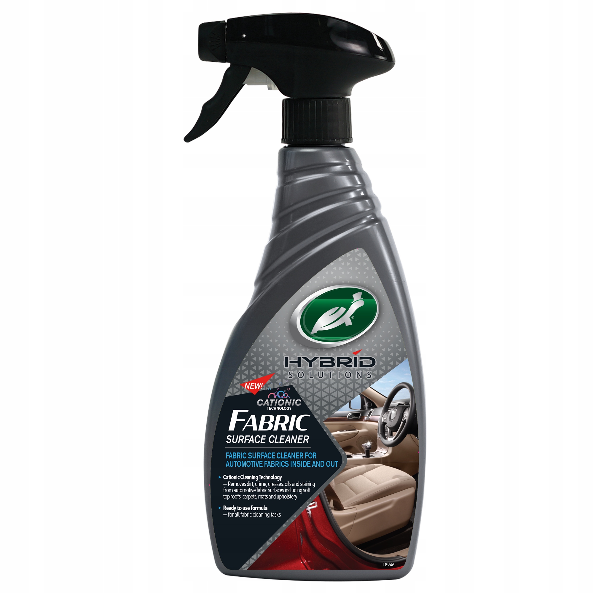 

Turtle Wax Fabric Cleaner czyści tapicerkę