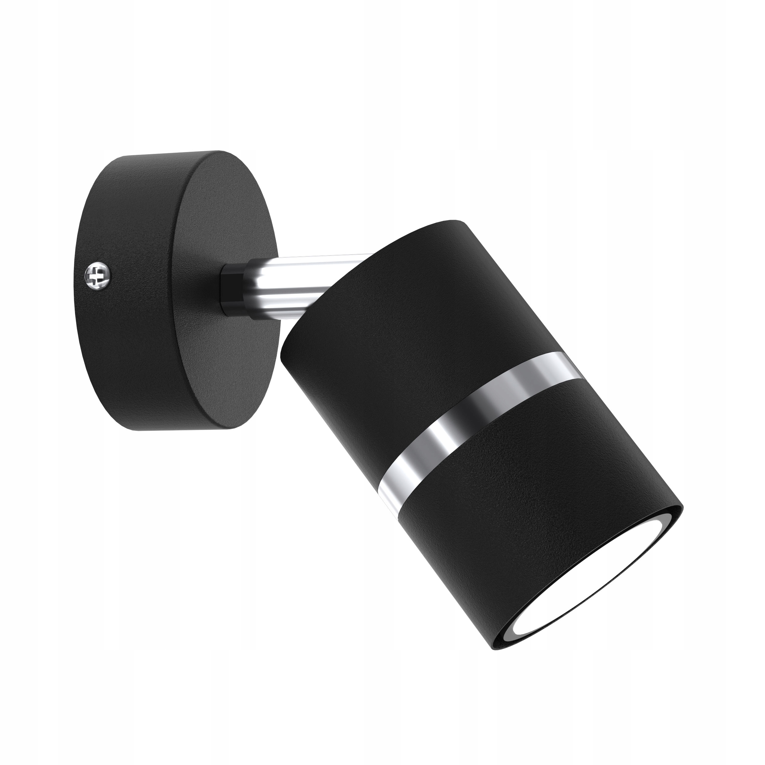 PLAFON REGULOWANY SPOT KINKIET LAMPA TUBA SREBRNY