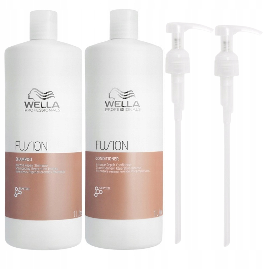 Wella Professionals Fusion Szampon Odżywka do Włosów 1000ml x2 Pompki