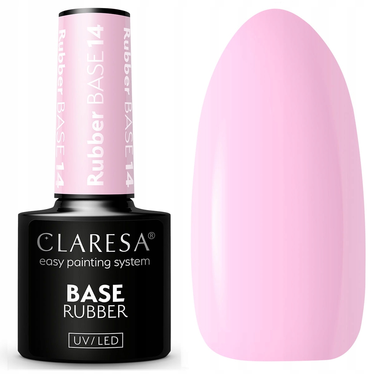 Claresa Baza Rubber 14 hybrydowa do paznokci UV/LED