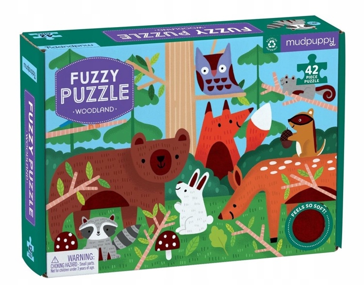 

Mudpuppy Puzzle Sensoryczne Las 42 Elem 60716