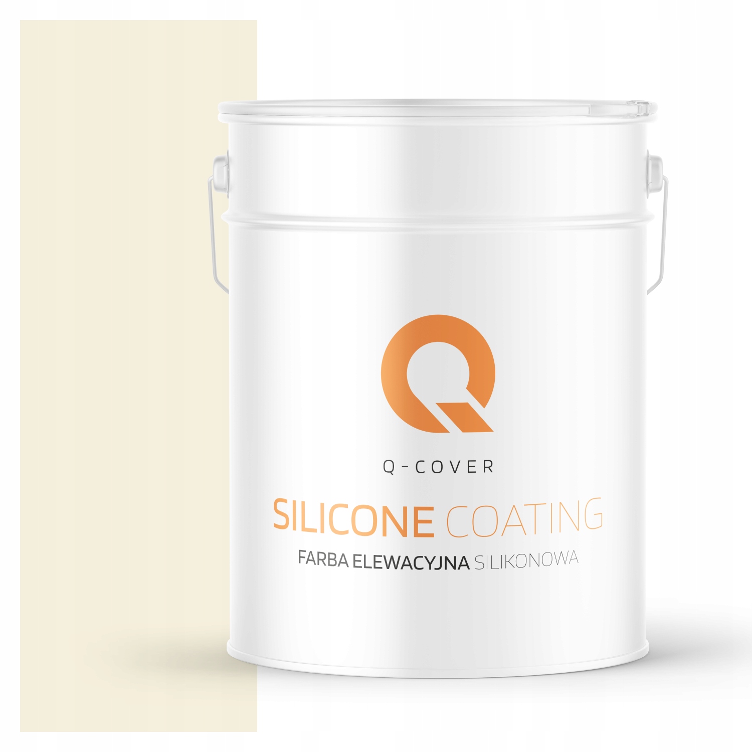 Farba Elewacyjna Silikonowa Fasadowa Kolor Biały Beżowy F771 10L