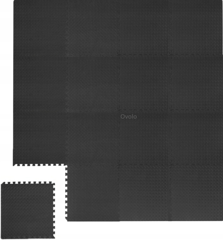 Ochronna Mata Gumowa Podłoga Puzzle 60x60 Na Siłownię Pod Sprzęt 16 Sztuk