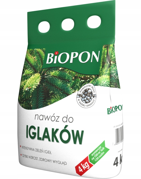 

Biopon Wieloskładnikowy Nawóz do Iglaków 4kg