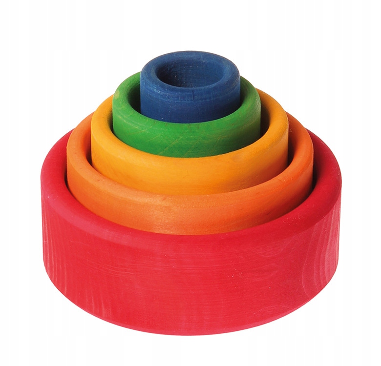 

Zestaw kolorowych misek Grimm's Montessori