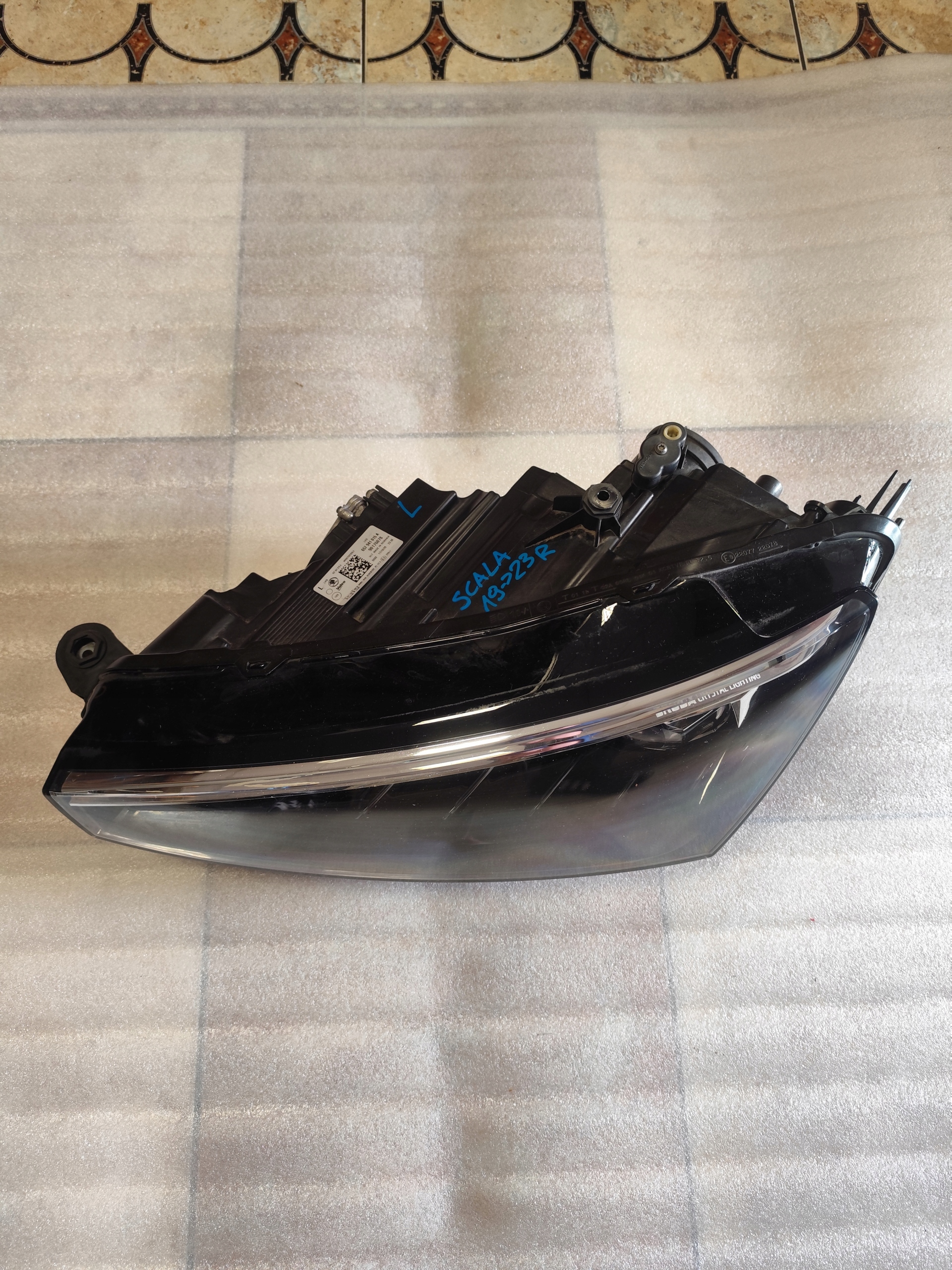 Frontscheinwerfer Skoda Scala 657 657941015A LED Links Scheinwerfer Headlight - Thumbnail 5