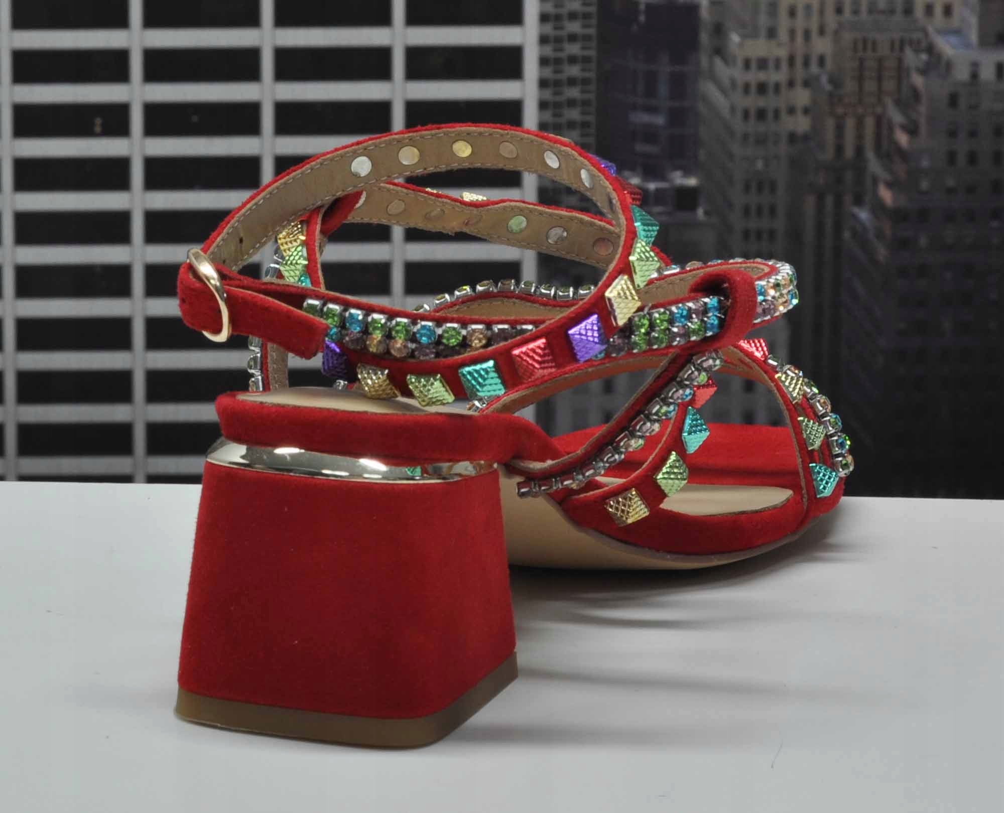 ALMA EN PENA V22377 RED SANDAŁY DAMSKIE r.38 Kod producenta V22377