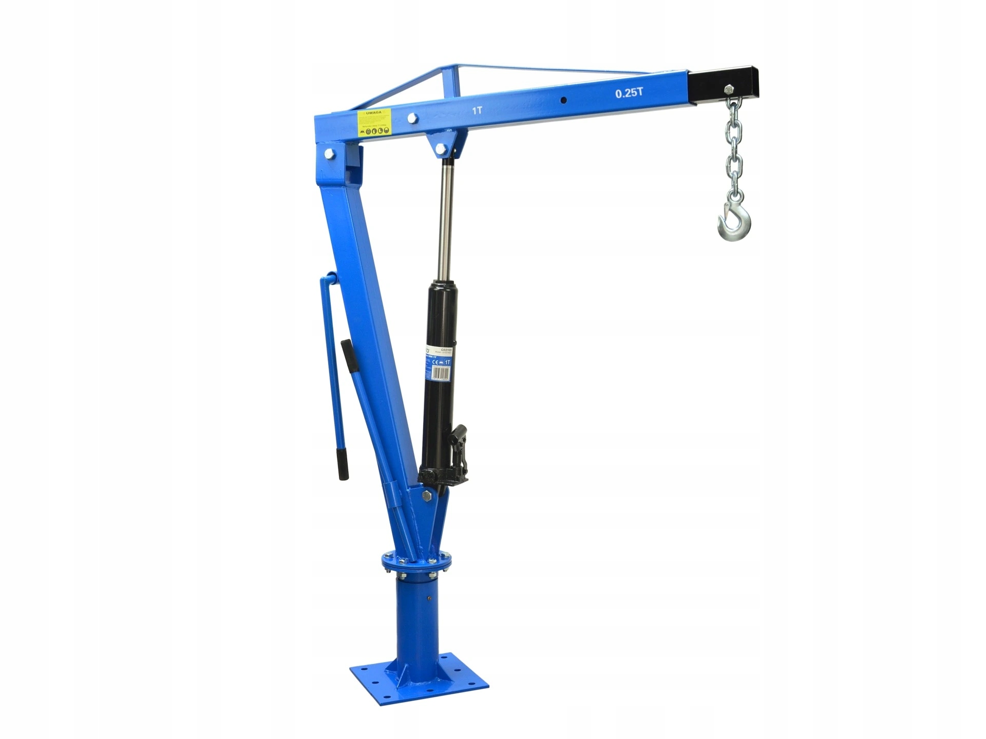 Dielenský žeriav hydraulický 1 t, otočný skladací