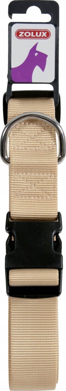 

Zolux Obroża nylon regul. 40 mm kol. beżowy