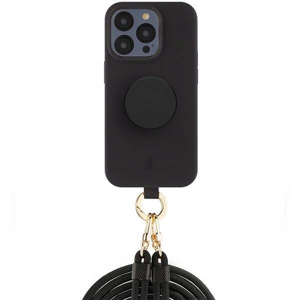 Etui Je 3in1 PopGrip iPhone 15 Pro 6.1"czarny/black 30485 (Just Elegan