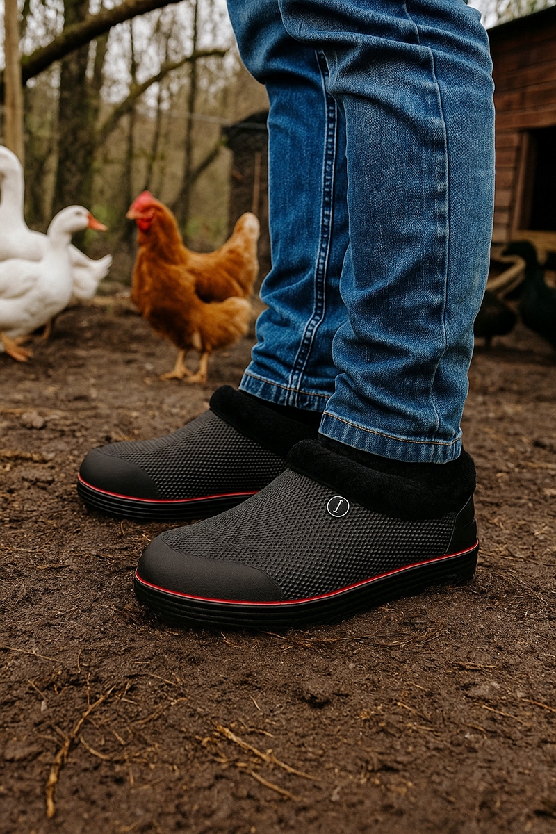 KALOSZE Zimowe MĘSKIE MOCNO Ocieplane Chodaki ŚNIEGOWCE PIANKOWE P5 Rozmiar 44