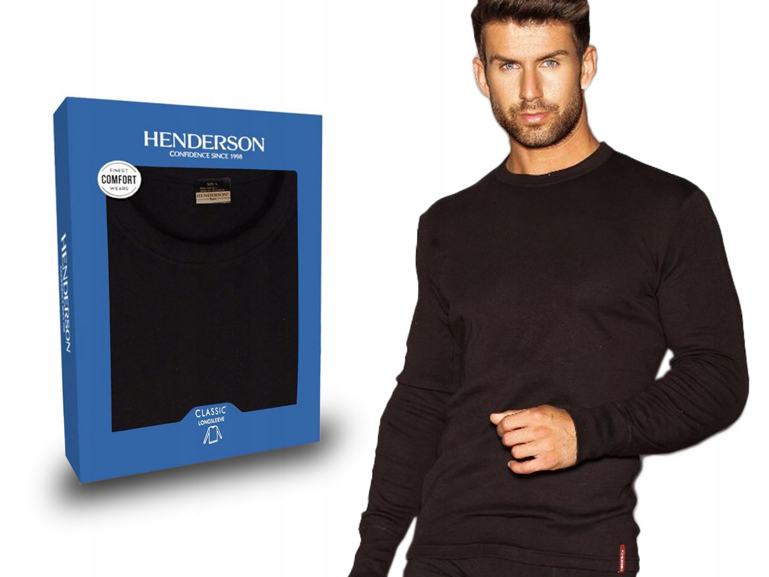 

Koszulka Długi Rękaw Henderson Classic czarny XL