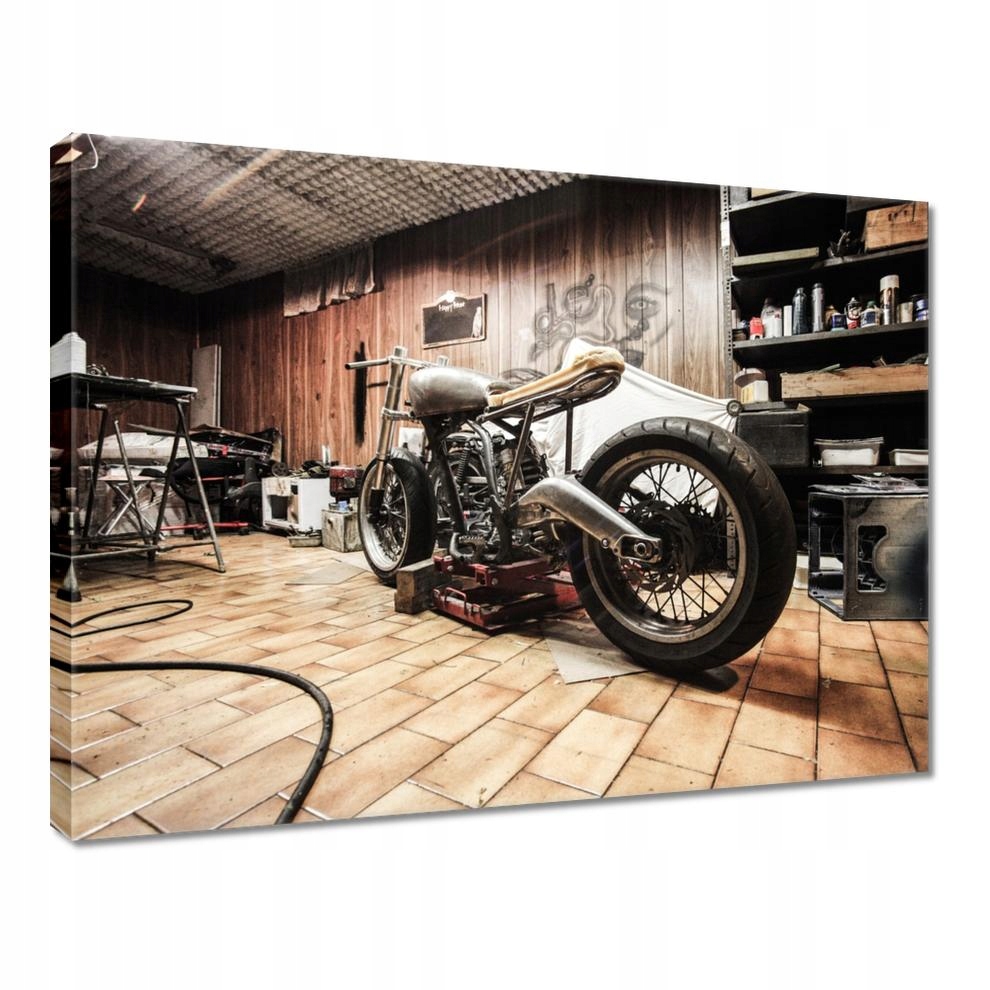 

Obrazy 40x30 Renowacja motocykla