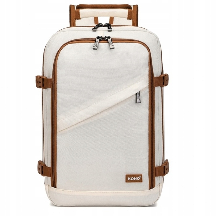 Plecak Wizz Air do Samolotu 40x30x20 Damski Biały Mały Bagaż 20L Expander