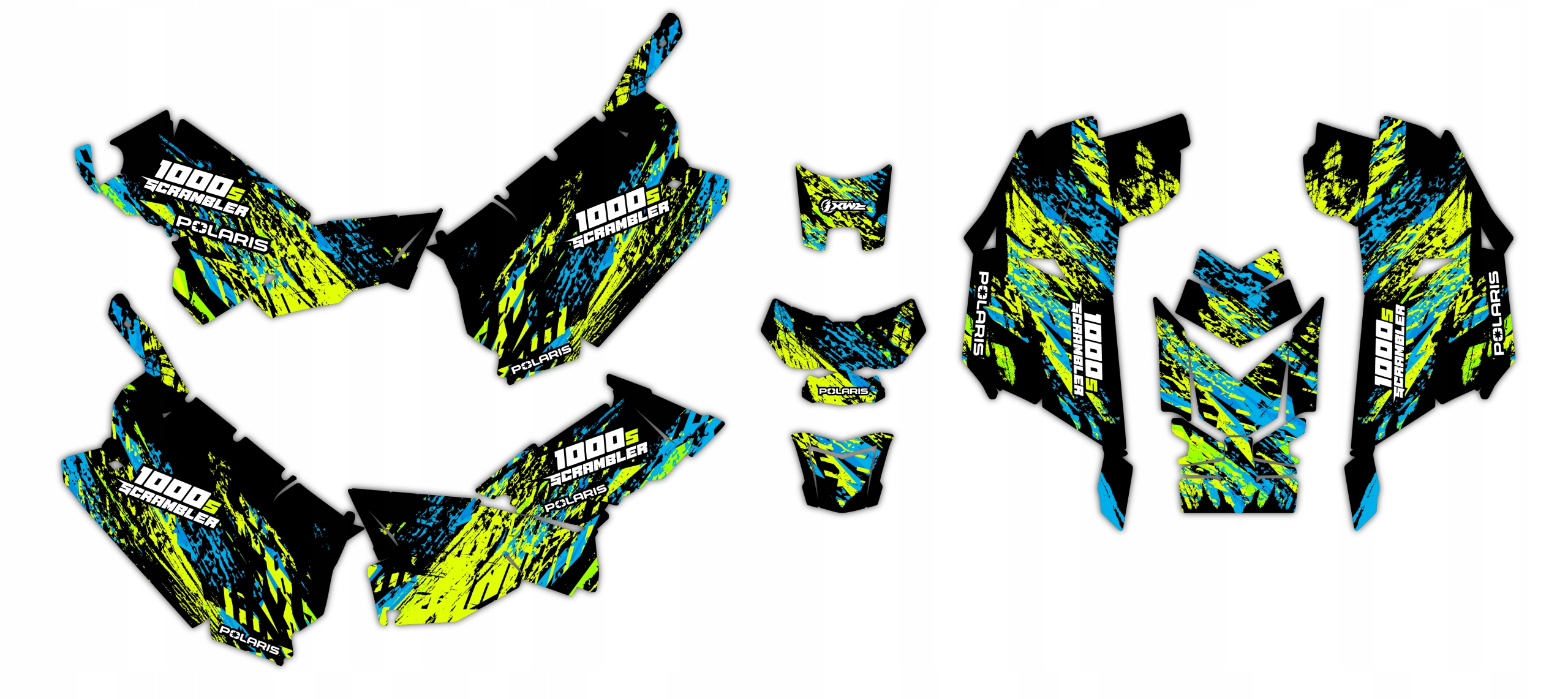 Dyha Nálepky štvorkolka Polaris Scrambler Xp 1000S 2020+