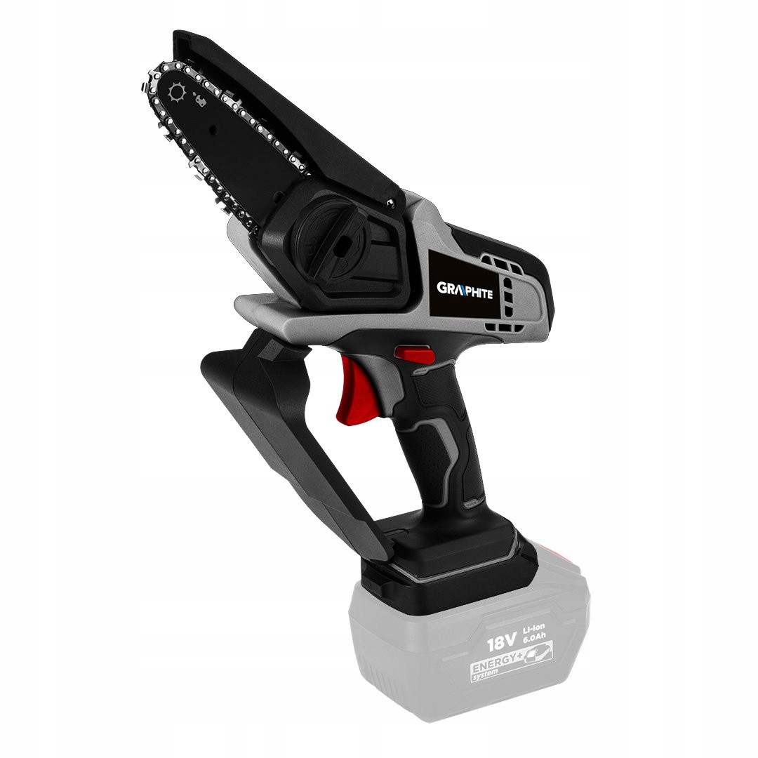 Mini piła łańcuchowa akumulatorowa Energy+ 18V Li-lon Solo Graphite 58GE116
