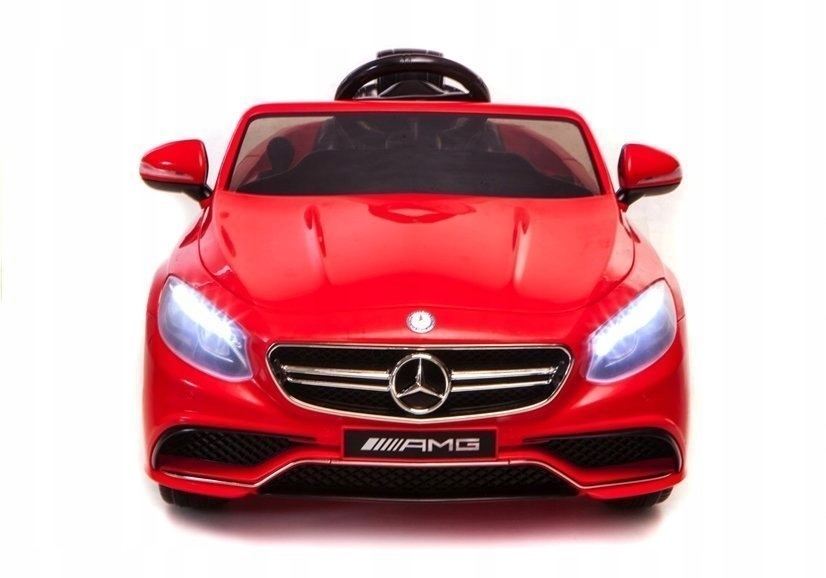 Auto Na Akumulator Mercedes S63 AMG Czerwony Marka LEANToys
