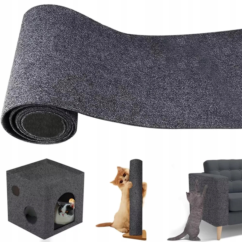 Levně Samolepicí škrabací podložka na gauč pro kočky 30x100 odolná!