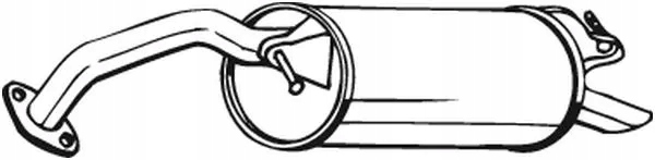 Bosal 228-471 Tłumik końcowy Producent części Bosal