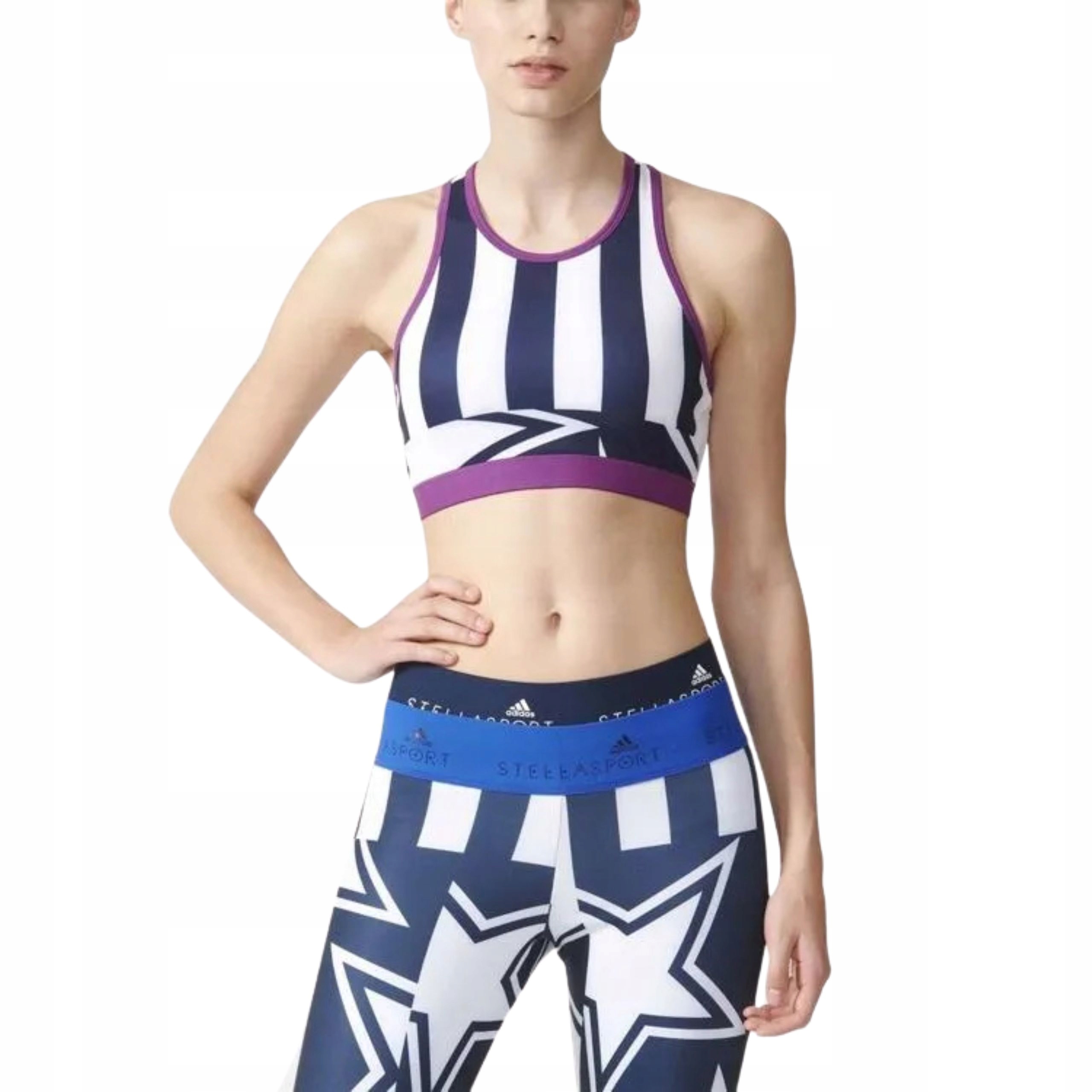 Stanik sportowy crop Adidas dla kobiet L