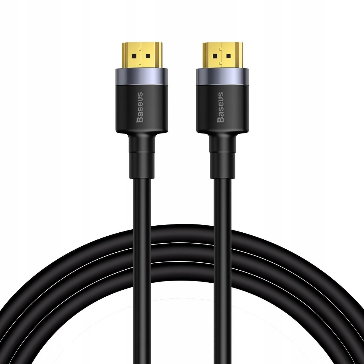 Baseus Kabel HDMI 2.0 Baseus Cafule, 4K, 3D, 3m (czarno-szary) ]]