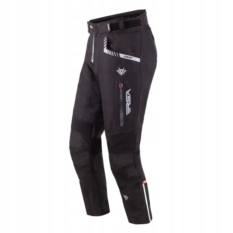 Spodnie motocyklowe RSA Greby 2 czarne krótkie Rozmiar: 8XL