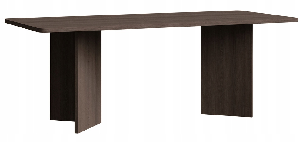 Jídelní stůl Qubeo 204x90 cm jasan prestige bronze