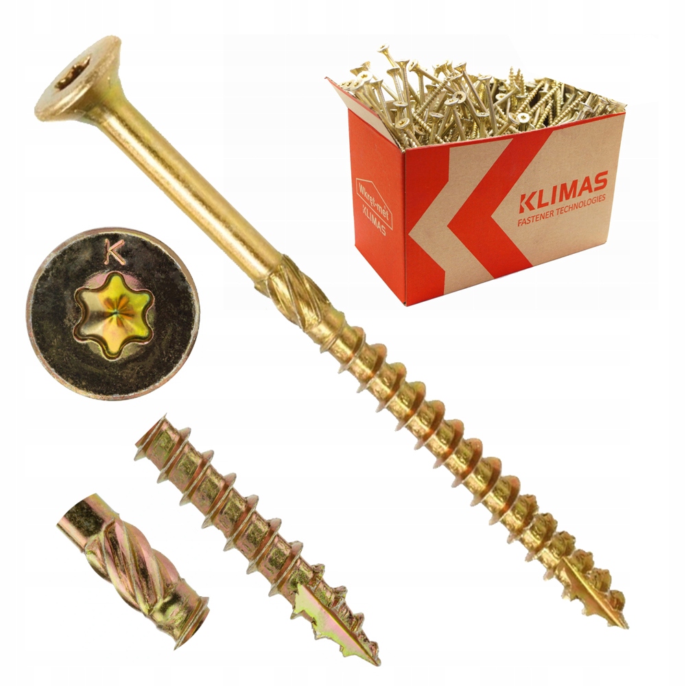 

Wkręty Ciesielskie Do Drewna 6x50 mm Torx 200szt