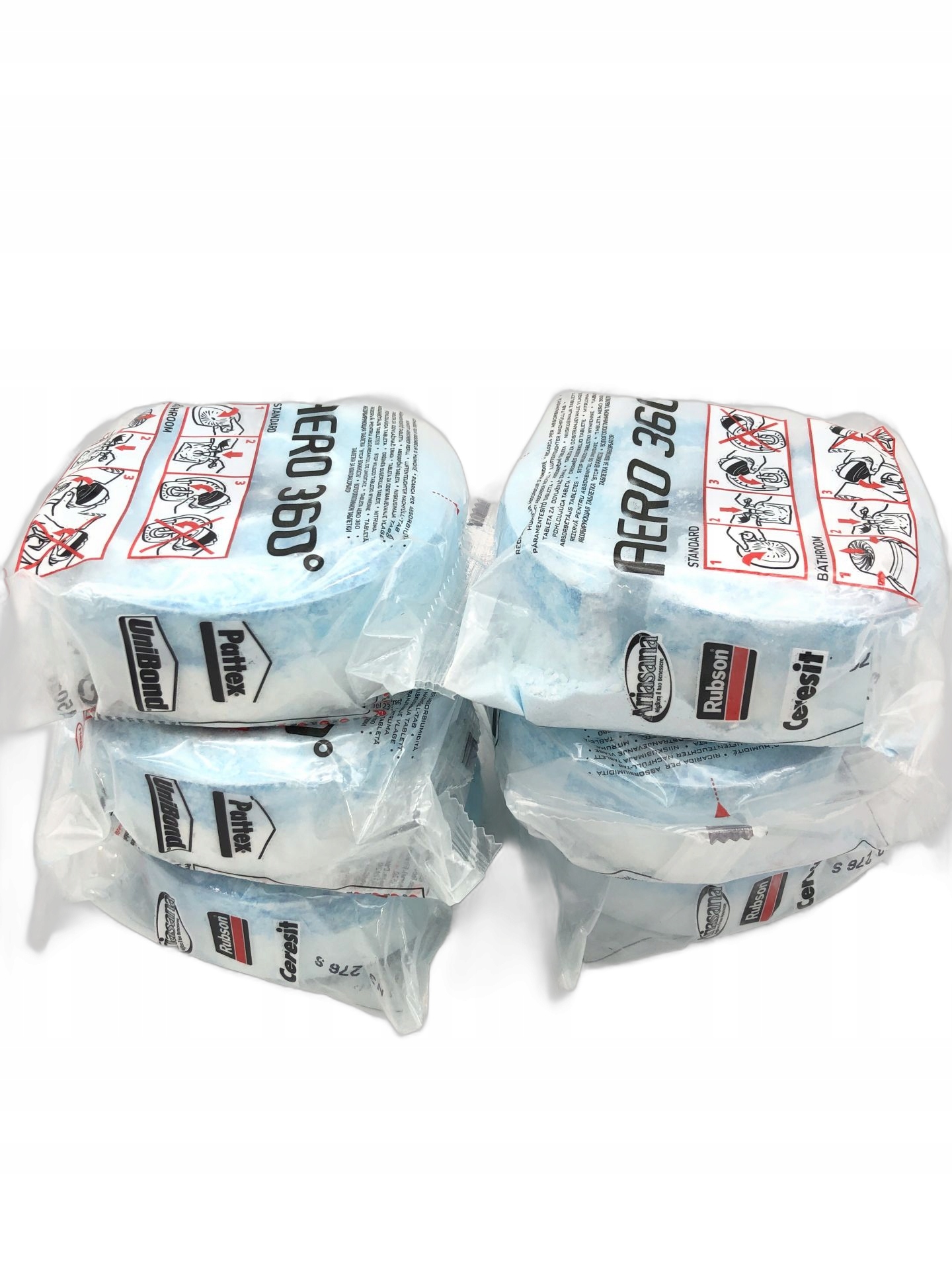 Sada Náplní Do Pohlcovače Vlhkosti 6 X 450 G