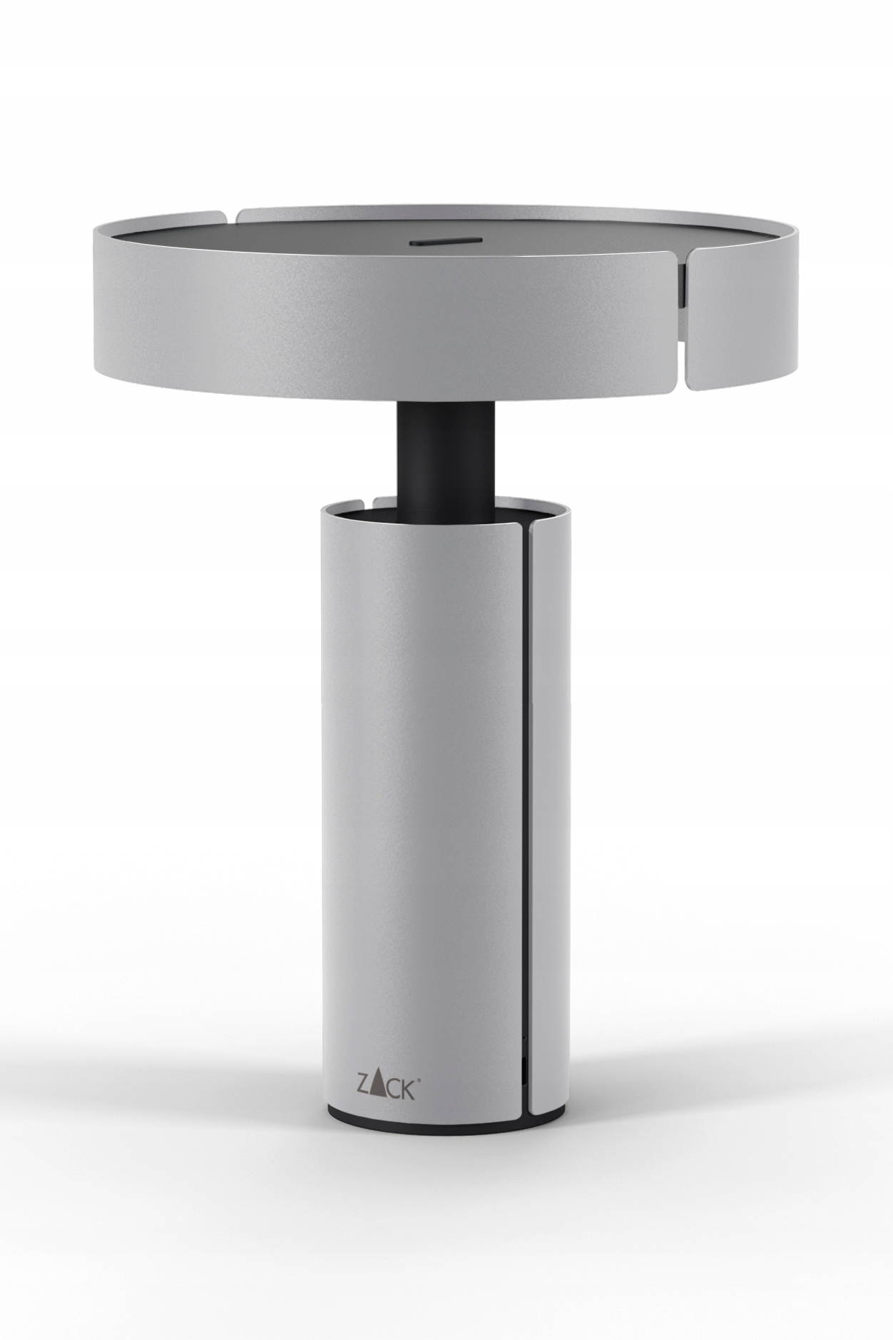 Zack Yaro oceľová bezdrôtová Led lampa šedá matná