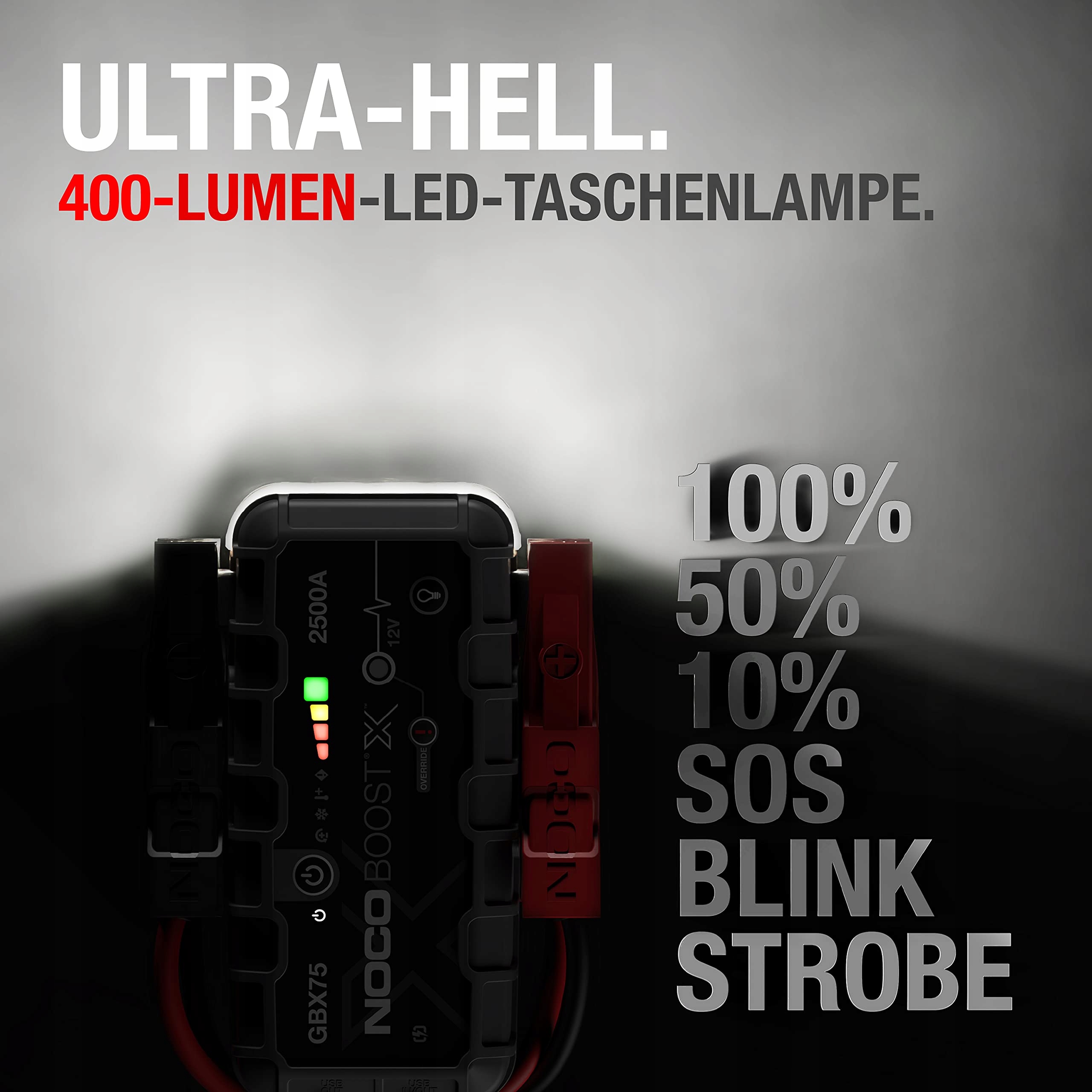 NOCO Boost X GBX75 2500A 12V Powerbank Do Akumulatorów Samochodowych — miniatura 7