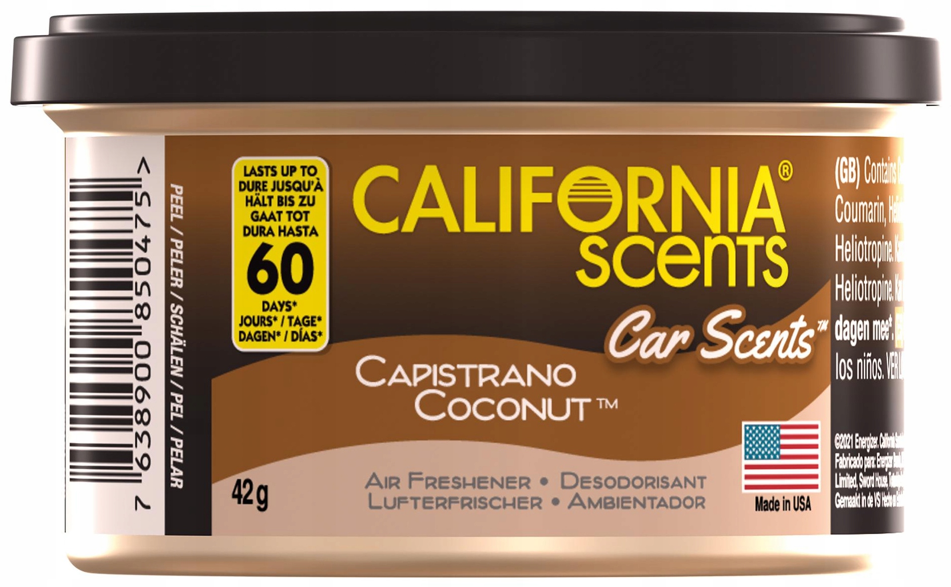 CALIFORNIA CAR SCENTS zapach CAPISTRANO COCONUT