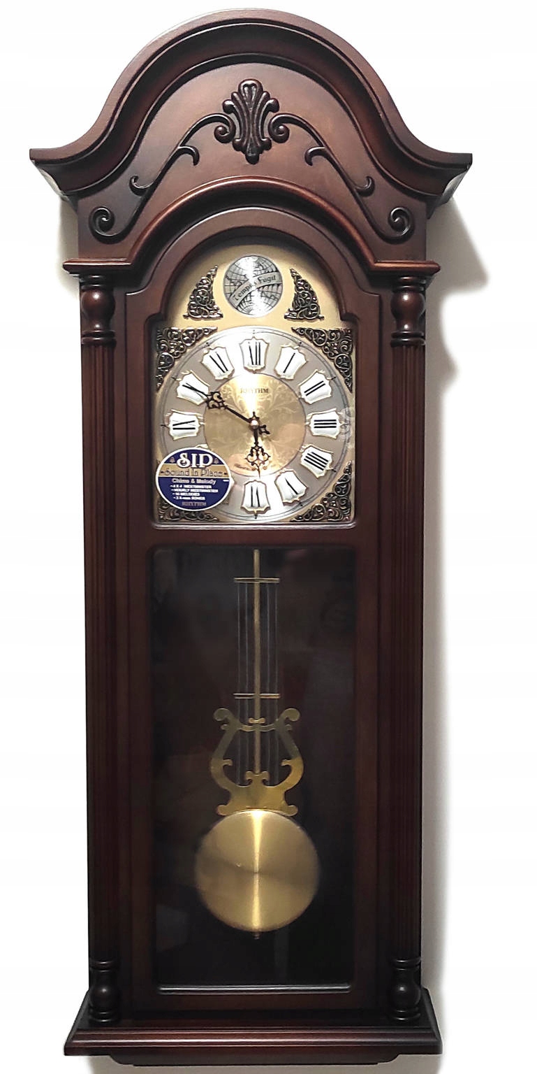 Nástenné Hodiny Rhythm Skrinka Westminster Melódie