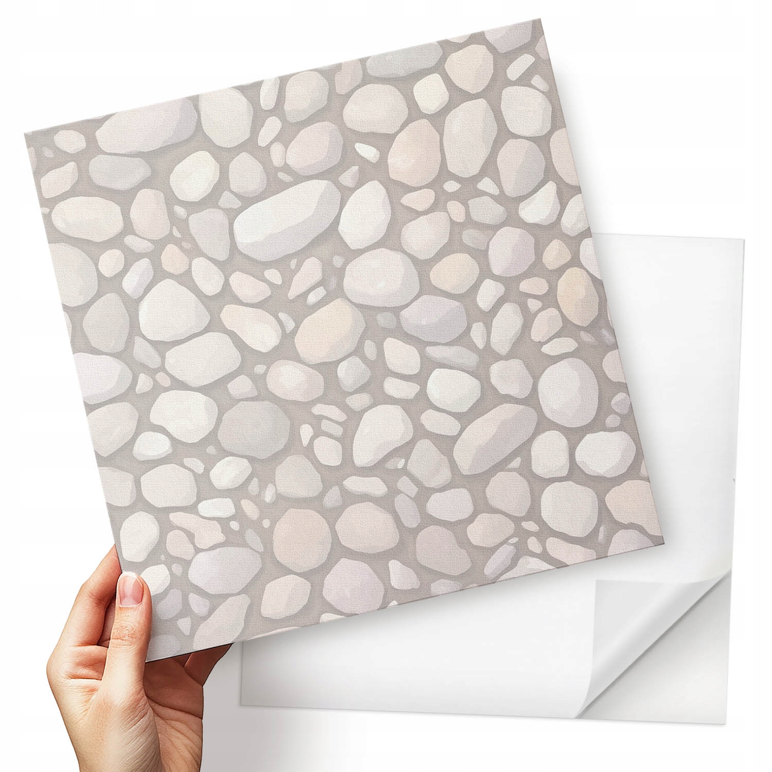 Sada samolepících Pvc dlaždic Autentický design kamenů 9x30x30 cm