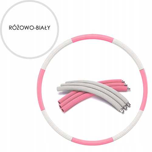 HULA HOP KOŁO ODCHUDZAJĄCE SKŁADANE MASAŻ PIANKA Kolor dominujący wielokolorowy