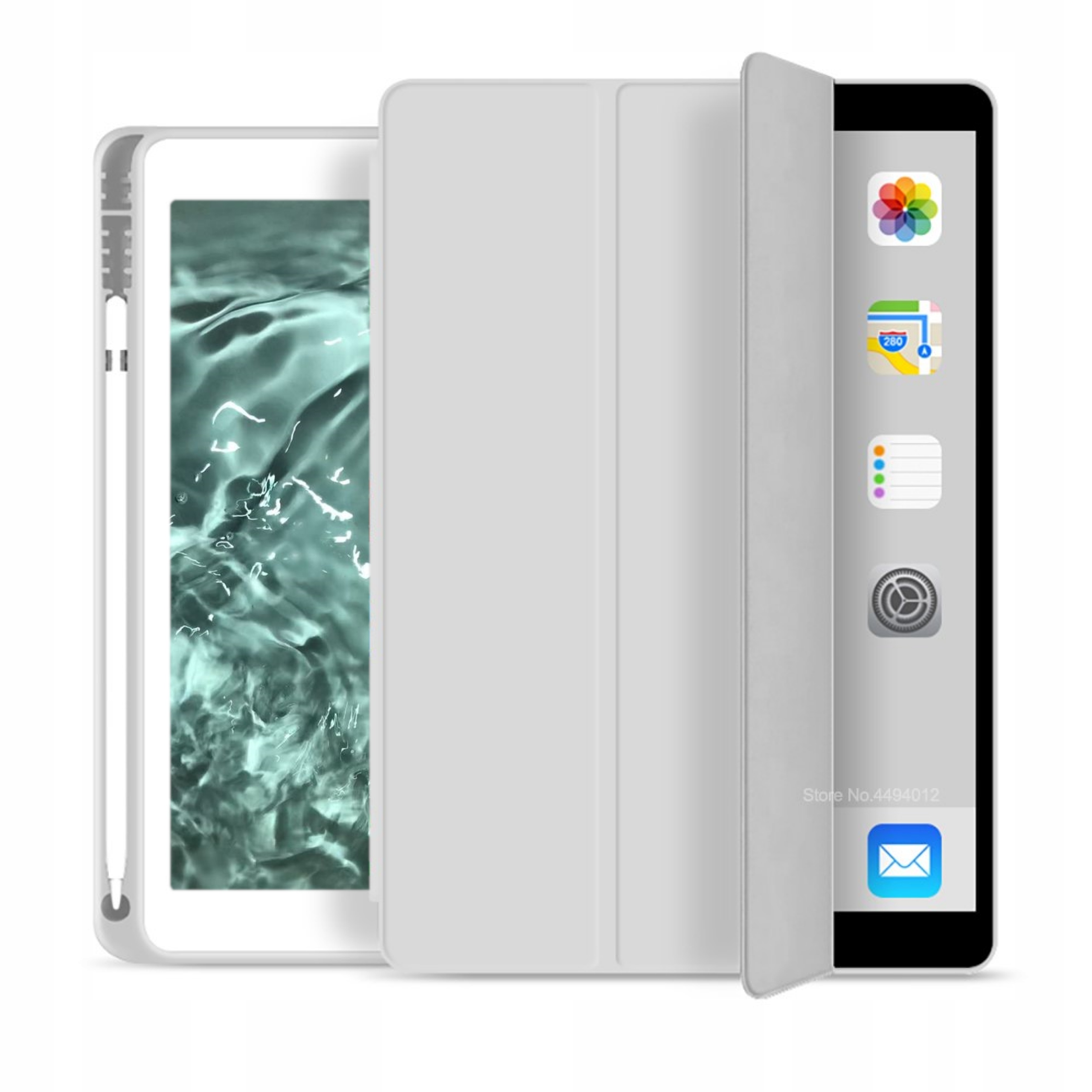 

Etui Case Do Apple Ipad 10.2 7 8 9 Gen Szary