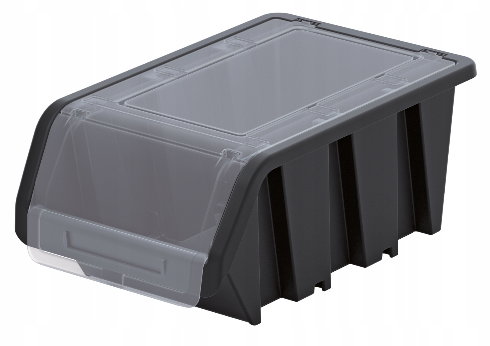 Pojemnik magazynowy Truck Plus KTR50F | Czarny — 6