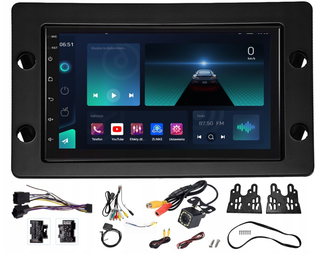 Rádio Navigácia 2 Din Saab 9-5 2005-2011 Android Rds Carplay 4/64GB Sim