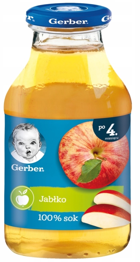 SOK GERBER 100% JABŁKO 4MC 200ML NESTLE