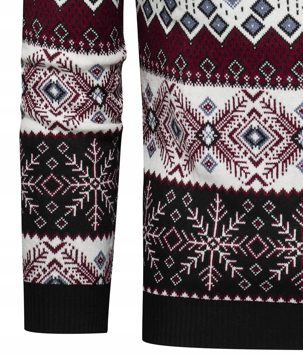 SWETER MĘSKI GOLF NORWESKI Z RENIFERAMI rozmiar 3XL Rozmiar 3XL