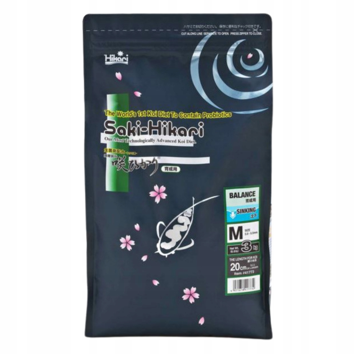 Hikari Saki-Hikari Balance Medium Základné krmivo pre výstavné lôžka 3 kg