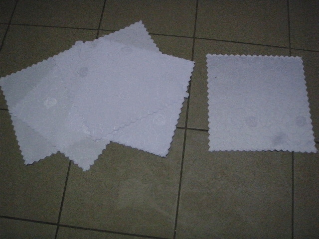 serwetka 10szt.  biała 30cm  KWADRAT — 3