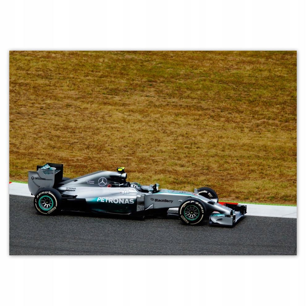 

Naklejki 70x50 Wyścigówka Mercedes